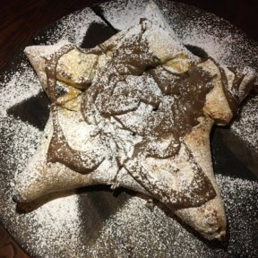 Gluten-free Nutella dessert pizza from Prova Pizzeria